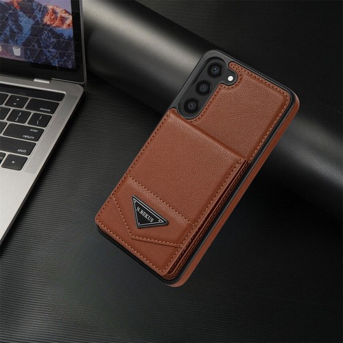Leather Card Holder Stand Case For Samsung S24 S23 S22 S21 S20 FE Note 20 Ultra - Picture 9 of 47