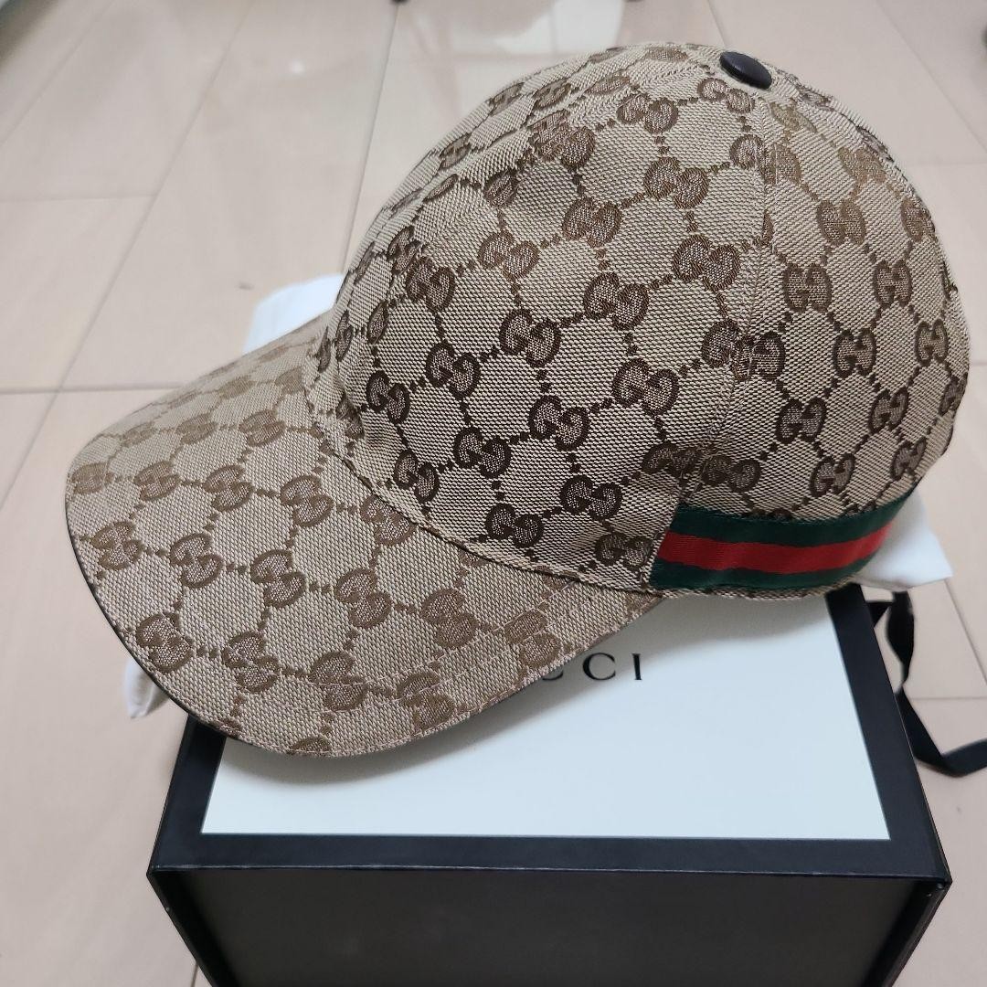 GUCCI 綺麗なキャップ M (57 cm) GUCCI baseball cap 57cm | eBay