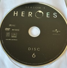 HEROES TV Series Season 1 Disc 6 Replacement (DVD) NO CASE + TRACKING