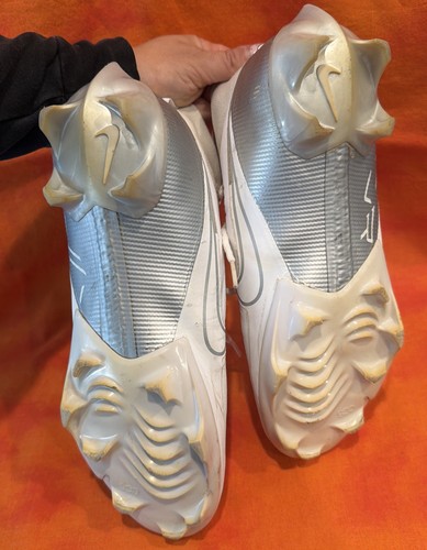 Botines de fútbol para hombre Nike Vapor Edge Pro 360 2 talla 9 BLANCO/PLATEADO METÁLICO - Imagen 6 de 6