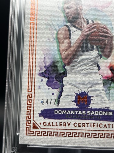 2023-2024 Topps Motif Domantas Sabonis Gallery Certification /25 ACE 10 - Bild 3 von 4