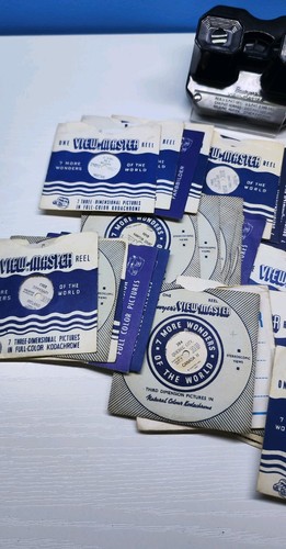Vintage Bakelight Sawyers View-Master, With Original Box & 51 Reels. 1950-1960 - Picture 3 of 5