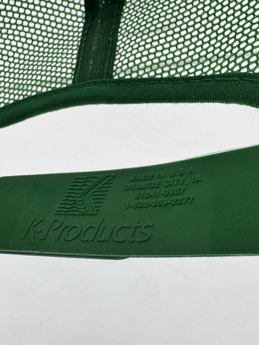 Vintage Pioneer Seed K Products Brand Patch Snapback Mesh Trucker Hat Cap Green - Picture 11 of 11