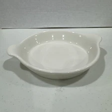 Steelite International England Round Baking Dish  Au Gratin/ Handles