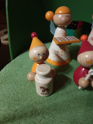 Haba Engel Wichtel Bäckerei 6 Stück - Bild 2 von 7