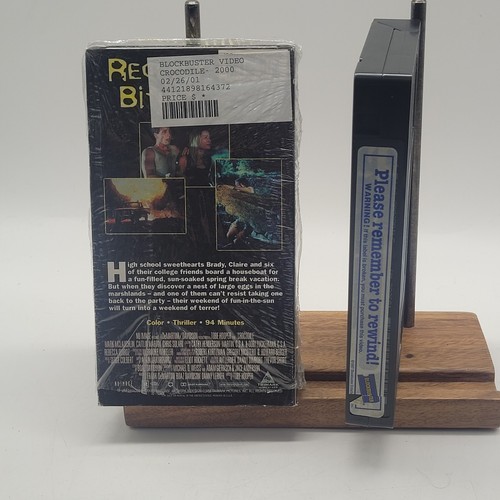 Rare OOP Crocodile VHS VCR Tape 2000 Horror Former Rental Shrink - Imagen 2 de 3