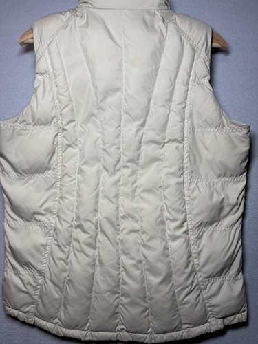 Woolrich Vest Womens Medium White Quilted Puffer Sleeveless Zip Outdoor Jacket - Bild 6 von 8