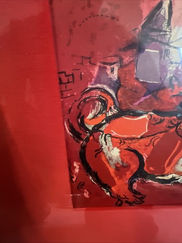 "Judah" by Marc Chagall Signed & Framed Lithograph Signed in Stone - Picture 5 of 24