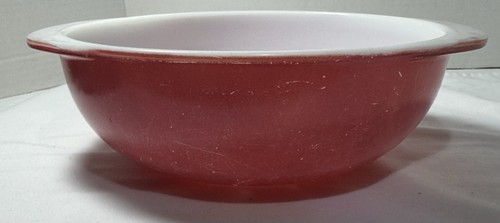 Vintage Pyrex 024 Rosa Ofengeschirr 2 Quart Kasserolle Schüssel Schüssel - Bild 1 von 8