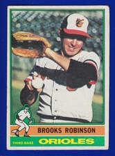 BROOKS ROBINSON orioles 1976 TOPPS #95 VERY GOOD NO CREASES 