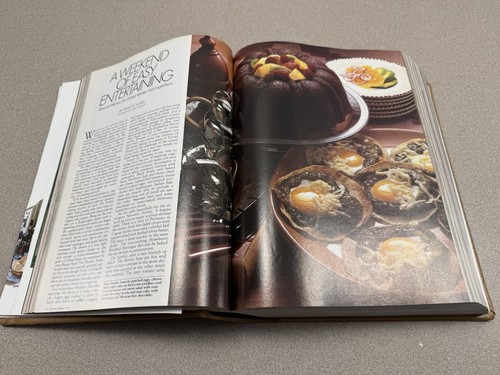 Vintage 1985 Bon Appetit Magazines Complete Set 12 Issues Book Bound MINT! - Picture 2 of 14