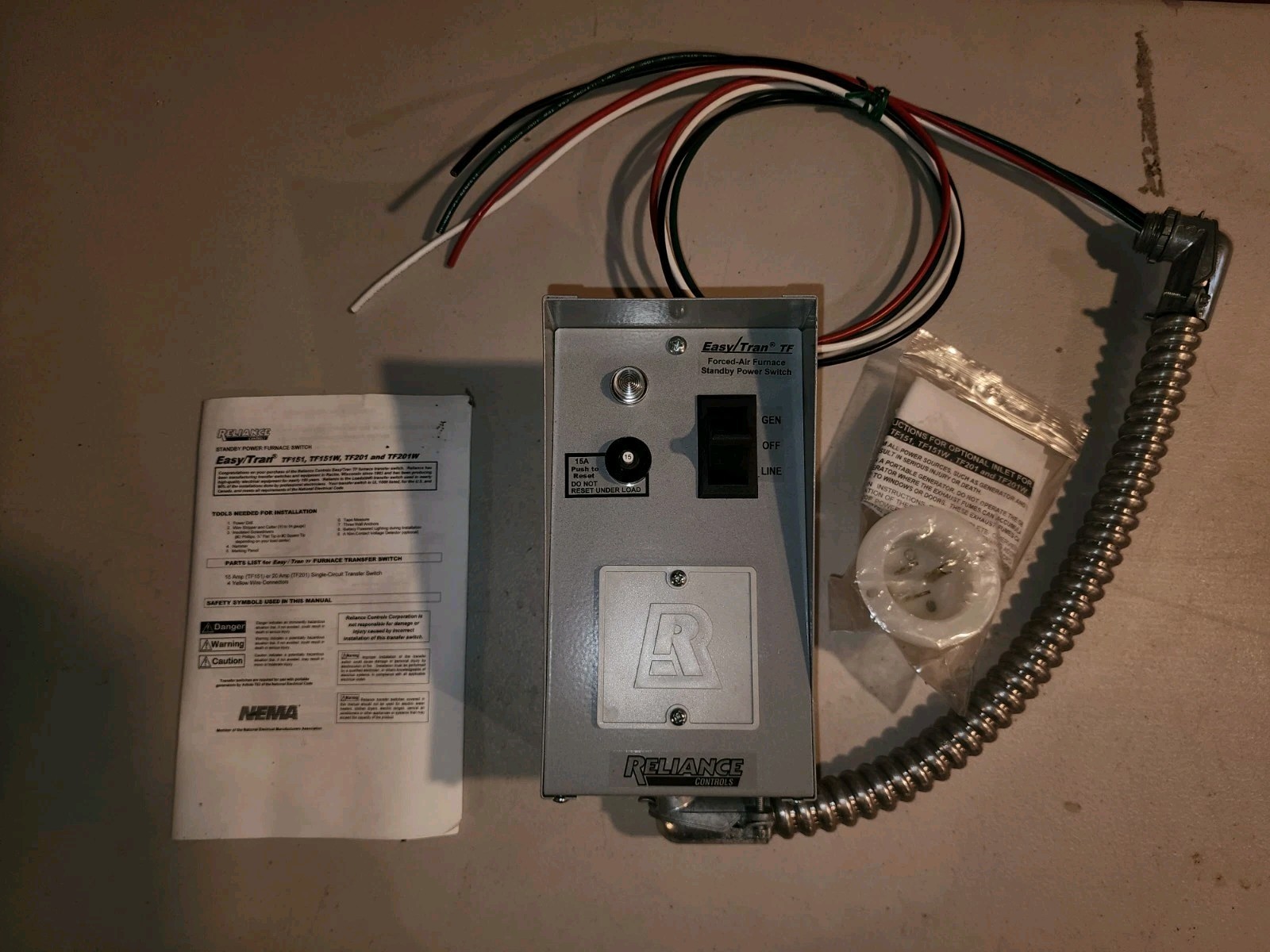 Transfer Switch,  Model Tf151w