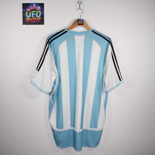 Camiseta Nacional Argentina 2006/07 Hombre XL Adidas Camiseta Y2K Fútbol - Imagen 9 de 12