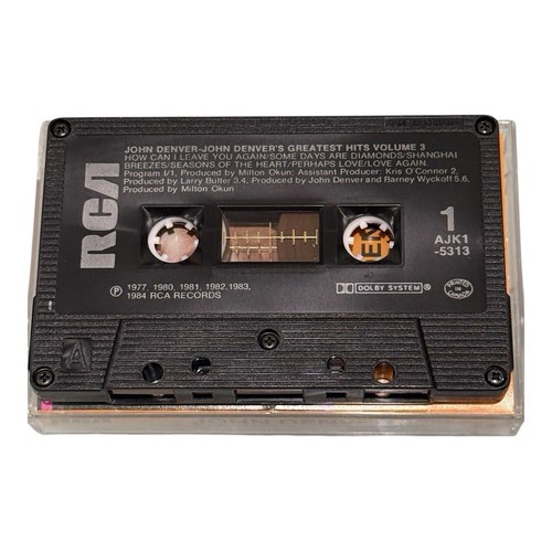 John Denver Greatest Hits Volume 3 Cassette Tape - Picture 6 of 10