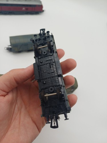 2 H0 Lok & 4 Anhänger Waggons Liliput & Lima Italy Wehrmacht Deutsche Reichsbahn - Bild 12 von 18