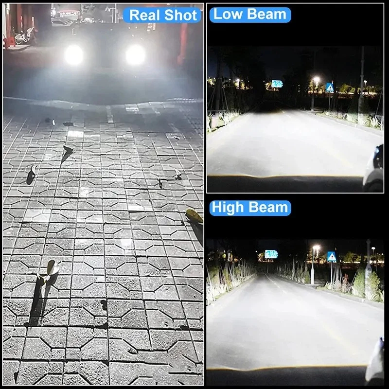 H7 LED Headlights Canbus 8000K H1 H4 H11 9012 HIR2 H8 H9 9005 9006 HB3 HB4 6000K - Image 3 of 4