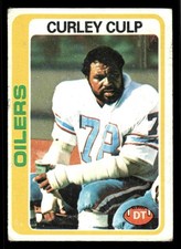 1978 Topps #67 Curley Culp (HOF) - Houston Oilers (Low Grade)