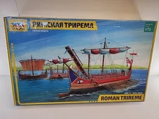 ZVEZDA 8515 Model Roman Trireme Ship Plastic Kit 1:72 Brand New Sealed
