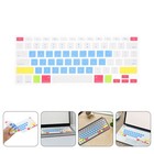  2 Pcs Keyboard Stickers Laptop Computer Dust Cover Compatible Ergonomic