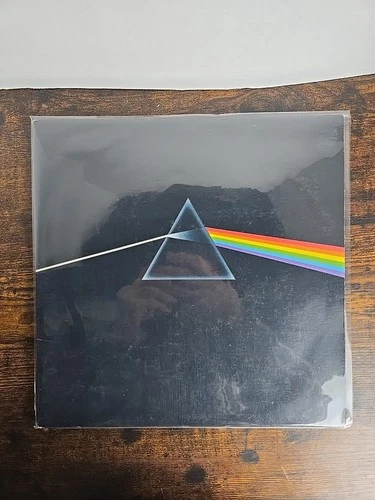 Pink Floyd Dark Side of the Moon  Vinyl LP 1980's  SMAS-11163 1 Poster+ Stickers