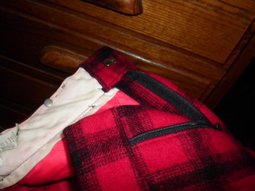 Vintage Woolrich Mackinaw Plaid Wool Hunting Suit Size 40 Jacket 32x32 Pants Set - Picture 9 of 10