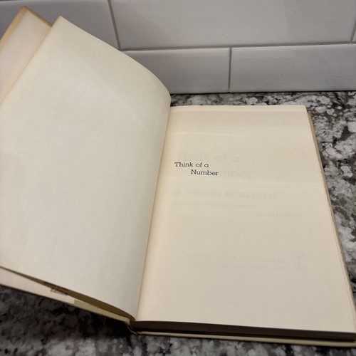 THINK OF A NUMBER By Anders Bodelsen - Hardcover Book Club Edition - Imagen 3 de 12