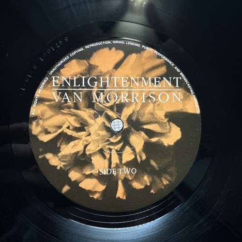 Van Morrison - Enlightenment - 1990 UK 1st Press Album (NM) Ultrasonic Clean - Picture 4 of 5