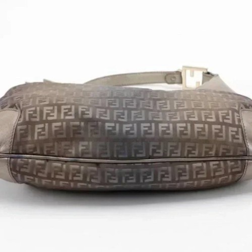 FENDI Vintage Women's Gold Ombré Metallic Zucchino Hobo Handbag - Picture 3 of 9