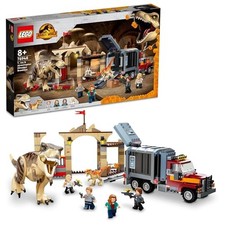 LEGO Jurassic World Dinosaur T-Rex and Atrochiraptor's Great Escape 76948 Bricks