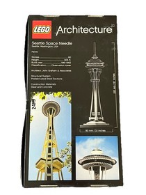 LEGO Architecture Seattle Space Needle Seattle, WA USA Construction Model 21003