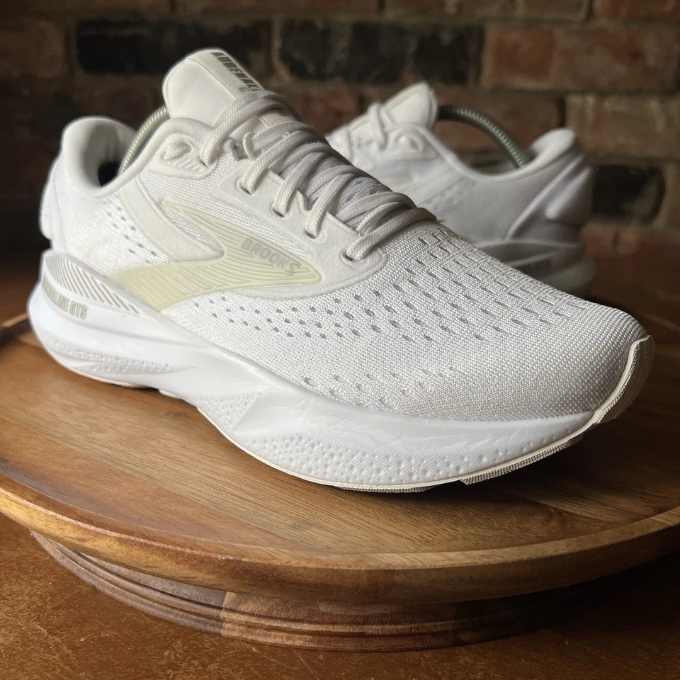 Brooks Adrenaline GTS 24 Zapatillas Deportivas de Apoyo para Mujer 8 Blancas para Correr en Carretera Foto 2 de 4