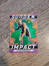 2023-24 Topps Chrome Sudden Impact Victor Wembanyama Green Topps Refractor RC