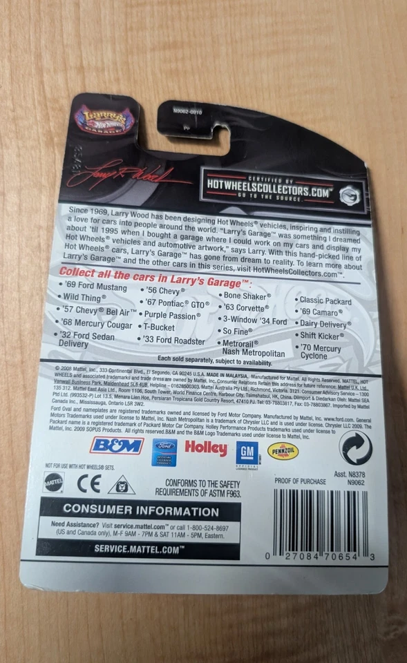 HOT WHEELS - LARRY'S GARAGE - FORD ROADSTER 33 - 18/20 - EDICIÓN LIMITADA - (HTF) - NUEVO  Foto 2 de 3