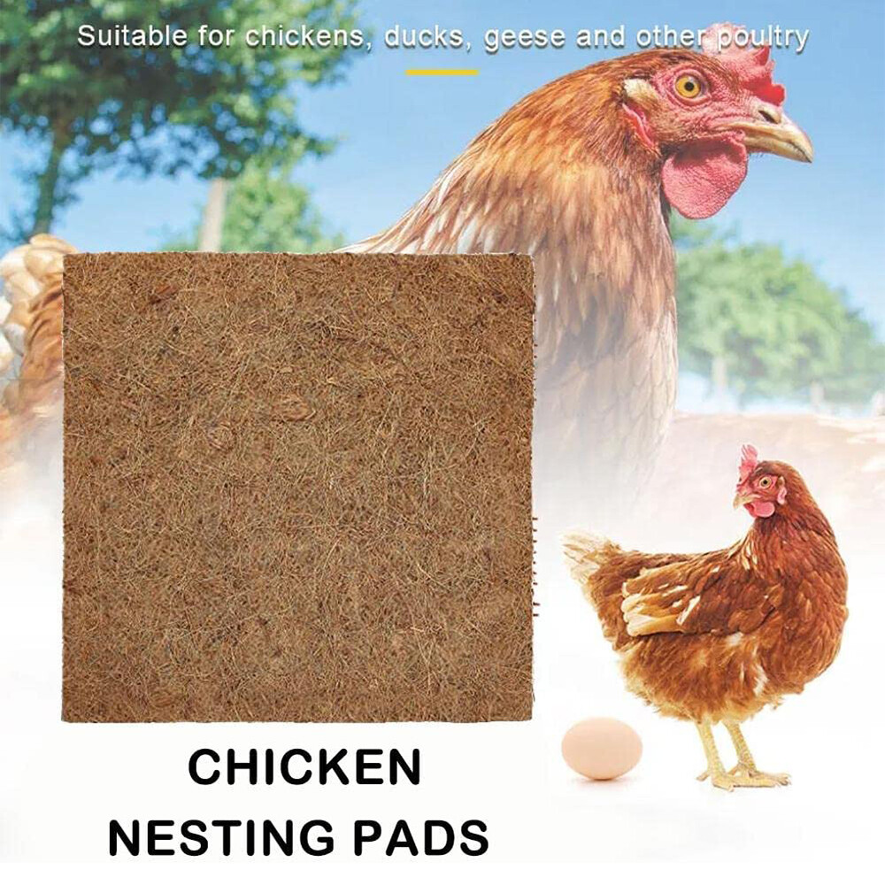 New Natural Hemp Chicken Nesting Pad Chicken Coop Pet Garden Lawn