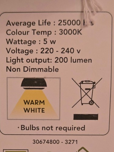 Dunelm Talinn Dual Lit Integrated LED Table Lamp H43 x W28 x D20cm - Picture 9 of 11