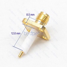SMA female jack 4holes panel mounting RF Connector 50ohm adapter 8.5mm 12.0mm