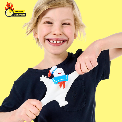 Ghostbusters Squishy Stay Puft Figure |Unique Goo Filling | Stretches up to 3X I - Picture 2 of 12