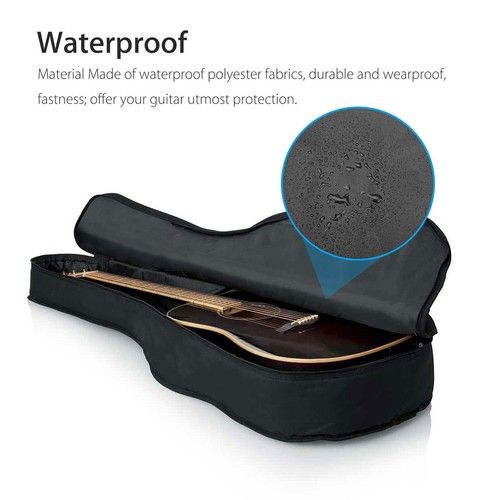 Classical Acoustic Guitar Case Gig Bag Waterproof Heavy Duty Soft Padded 40" 41" - Picture 5 of 15
