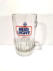BUD LIGHT Beer Mug Glass Official Bar Ware promo 5.5" tall