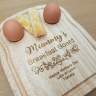 Personalised Dippy Egg Breakfast Board for Mummy, Nanny, Grandma, Mothers Day