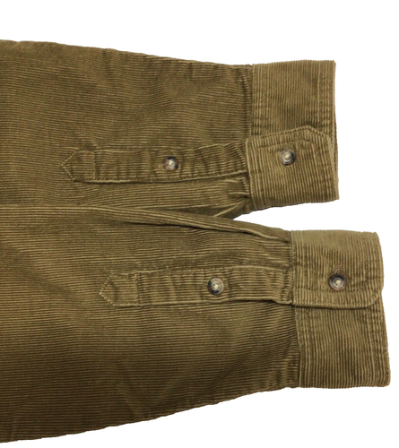 Women's Small Toad & Co NWT Honey Brown Cord Long Sleeve Shirtdress $110 MSRP - Picture 5 of 12