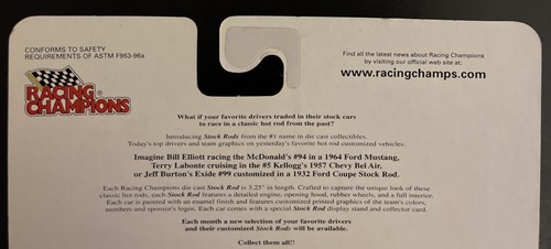 Racing Champions 1/64 Stock Rods #88, Todd Bodine #35 Tabasco '69 Pontiac GTO - Imagen 9 de 10