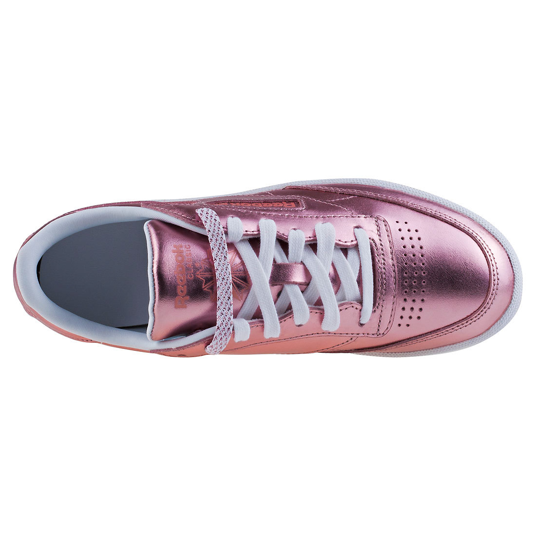 Reebok Club C 85 S Shine women women women Copper Cuir Baskets 7536dd Reebok Club C 85 S Shine women women women Copper Cuir Baskets 7536dd
