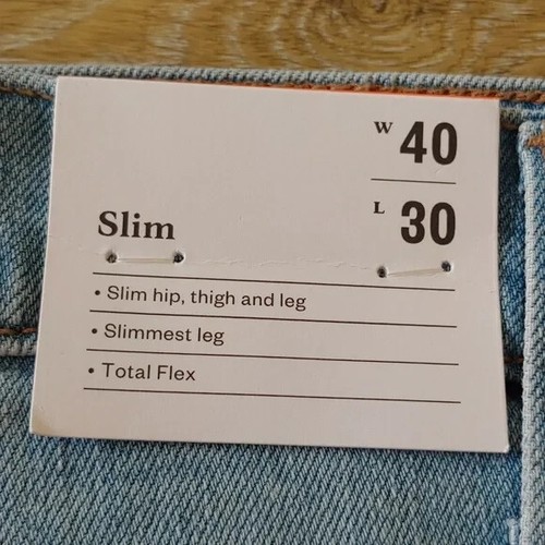 NWT Goodfellow & Co Men's Slim Fit Total Flex Jeans Blue Drake Size 40X30 - Picture 8 of 12