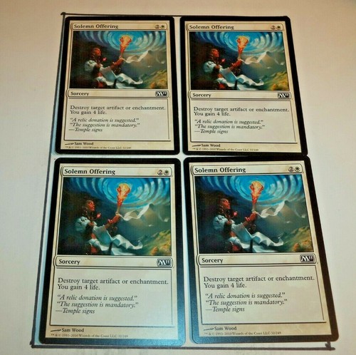 4x Playset MTG Magic the Gathering Complete Set of 4 x4 Cards Magic 2011 M11 - Picture 117 of 139