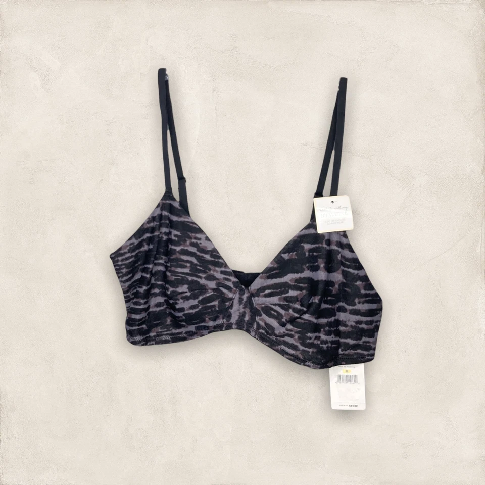 Nuevo Sujetador Bralette OnGossamer Medium M Midnight Mood Inalámbrico Next To Nothing Foto 4 de 4