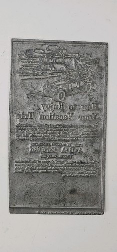 Alter Druck Buchdruck Drucker Block Stempelplatte AMERICAN BANKERS ASSOCIATION - Bild 1 von 8