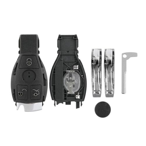 For Mercedes Benz W203 W204 W205 W211 W212 3 Button Remote Key Fob Case + Blade - Picture 3 of 7