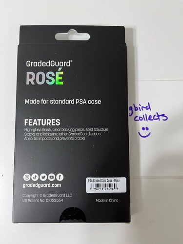GradedGuard PSA Graded Card Case Guard Protector ROSÉ Limited Edition - Bild 5 von 9