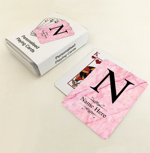 Personalised Playing Cards Monogram - Picture 3 of 3